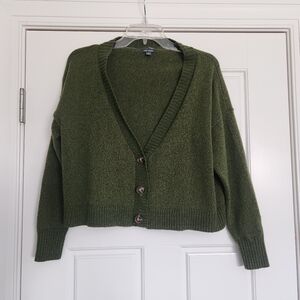 Wild Fable Green Cardigan Sweater Relaxed Fit